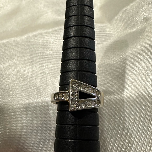 18kt GE plated ring with gemstones - Picture 4 of 6